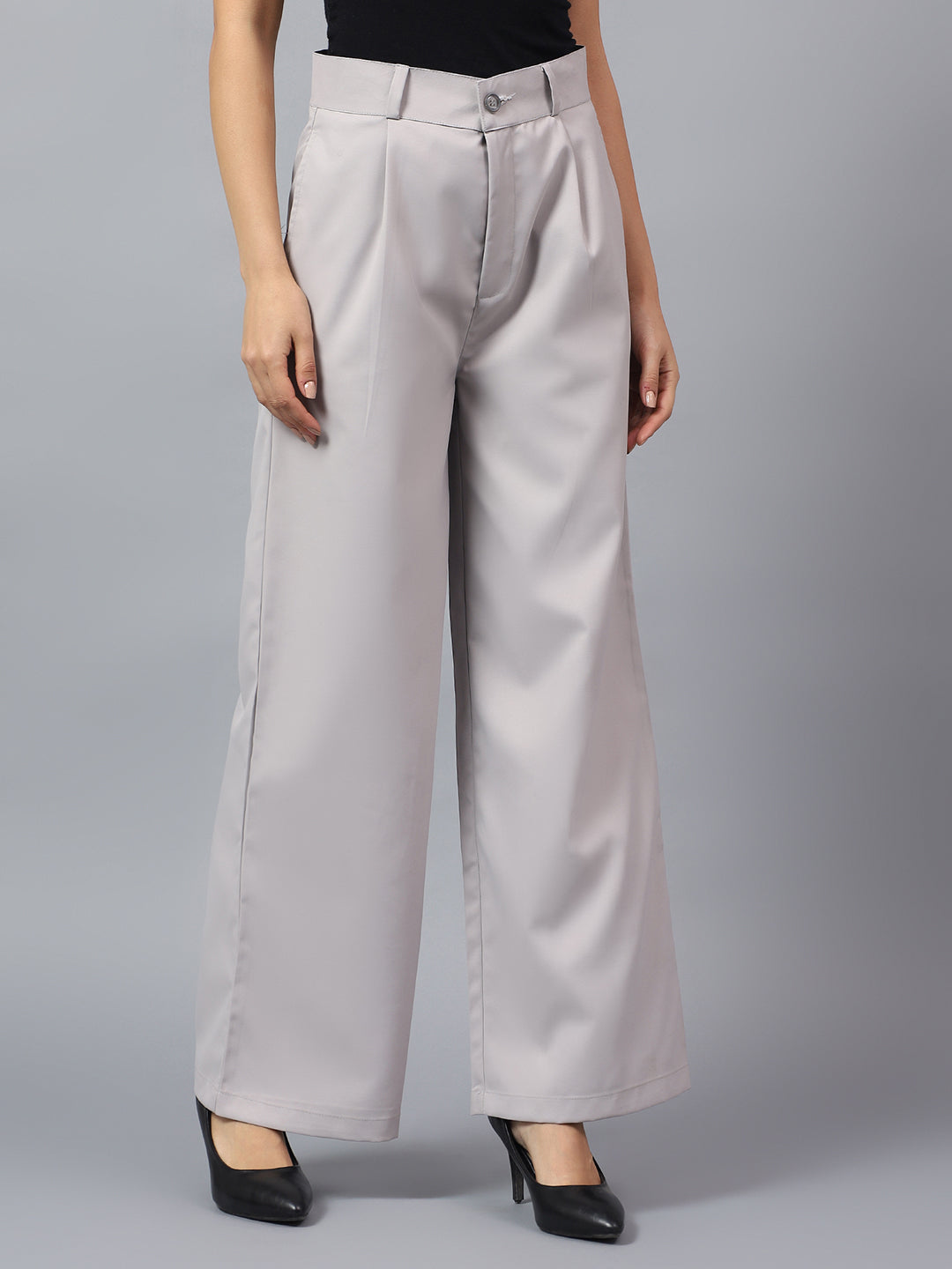 Tailored Wide-Leg Trousers
