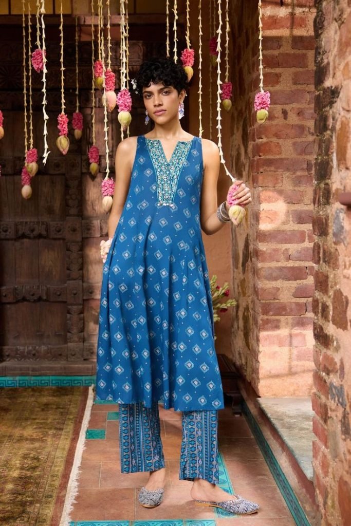 Bold color print fashion style India