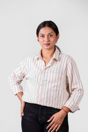 Striped Women's Casual Shirt